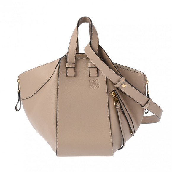 Loewe Handbags - Loewe Hammock Bag Small Sand Classic Calf Shoulder Back